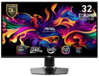 Монитор MSI 31,5" MAG 321UPX QD-OLED, 16:9, UHD, 0,03ms, 1000cd, 240Hz, HDMI, DP, USB-C, HAS