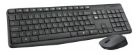 Клавиатура + мышь беспроводные 2.4G EN/RU серый MK235 920-007949 LOGITECH
