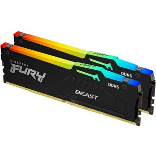 Kingston FURY Beast RGB Black 2x8 ГБ: изображение карточки с точным SKU; комплектность подтверждена Kingston