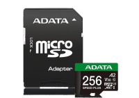 Карта памяти MICRO SDXC 256GB CLASS10 W/AD UD256GUI3V30A2SP-RA1 ADATA