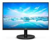 Монитор Philips 21,5" 222V8LA, 16:9, VA, FHD, 4ms, 250cd, 75Hz, VGA, HDMI, DP, SPK