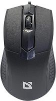 Мышь проводная OPTIMUM MB-270 черная 52270 DEFENDER