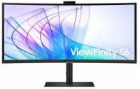 Монитор Samsung 34" S34C650VAI 1000R, 21:9, VA, UHD, 5ms, 350cd, 100Hz, HDMI, DP, USB, USB-C, LAN, SPK, CAM, HAS