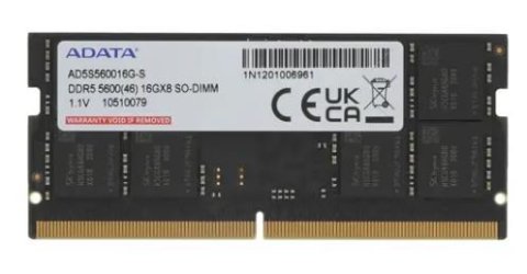 Модуль памяти SODIMM 16GB DDR5-5600 AD5S560016G-S ADATA