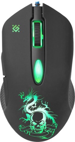 Мышь проводная SKY DRAGON GM-090L черная 52090 DEFENDER