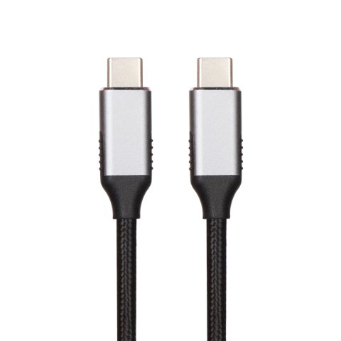 Кабель USB3.2 Gen2X2, CM->CM, 20Gbs, 100WT, 4KX60Hz, All shell, 1.8м CU420M-1.8M VCOM