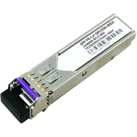 Фото модели Huawei SFP-FE-LX-SM1550-BIDI (02315202) из карточки Регард; фактическая партия не сфотографирована.