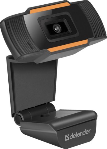 Веб-камера 720р 2МП микрофон 30к/с USB2.0 3.5мм mini-jack 1.2м черный G-LENS 2579 63179 DEFENDER